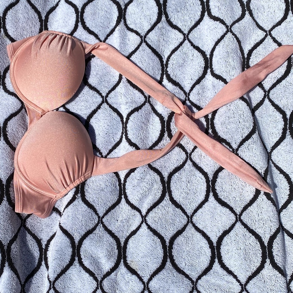 Victorias secret bombshell pushup halter swim top